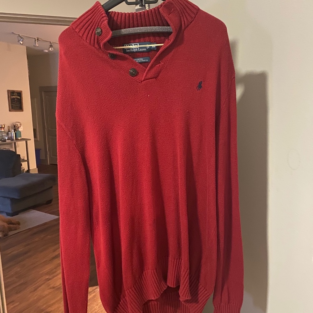 Polo Ralph Lauren Button Sweatshirt - XL